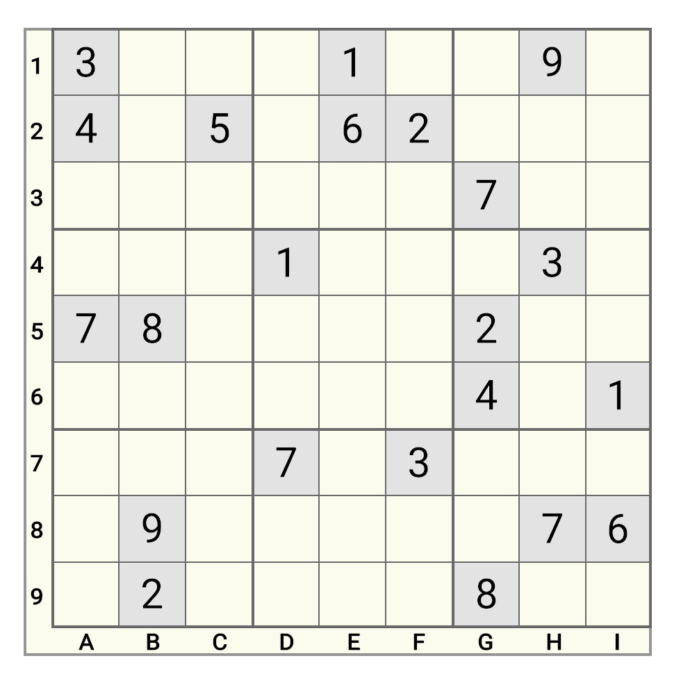 Sudoku Puzzle Example